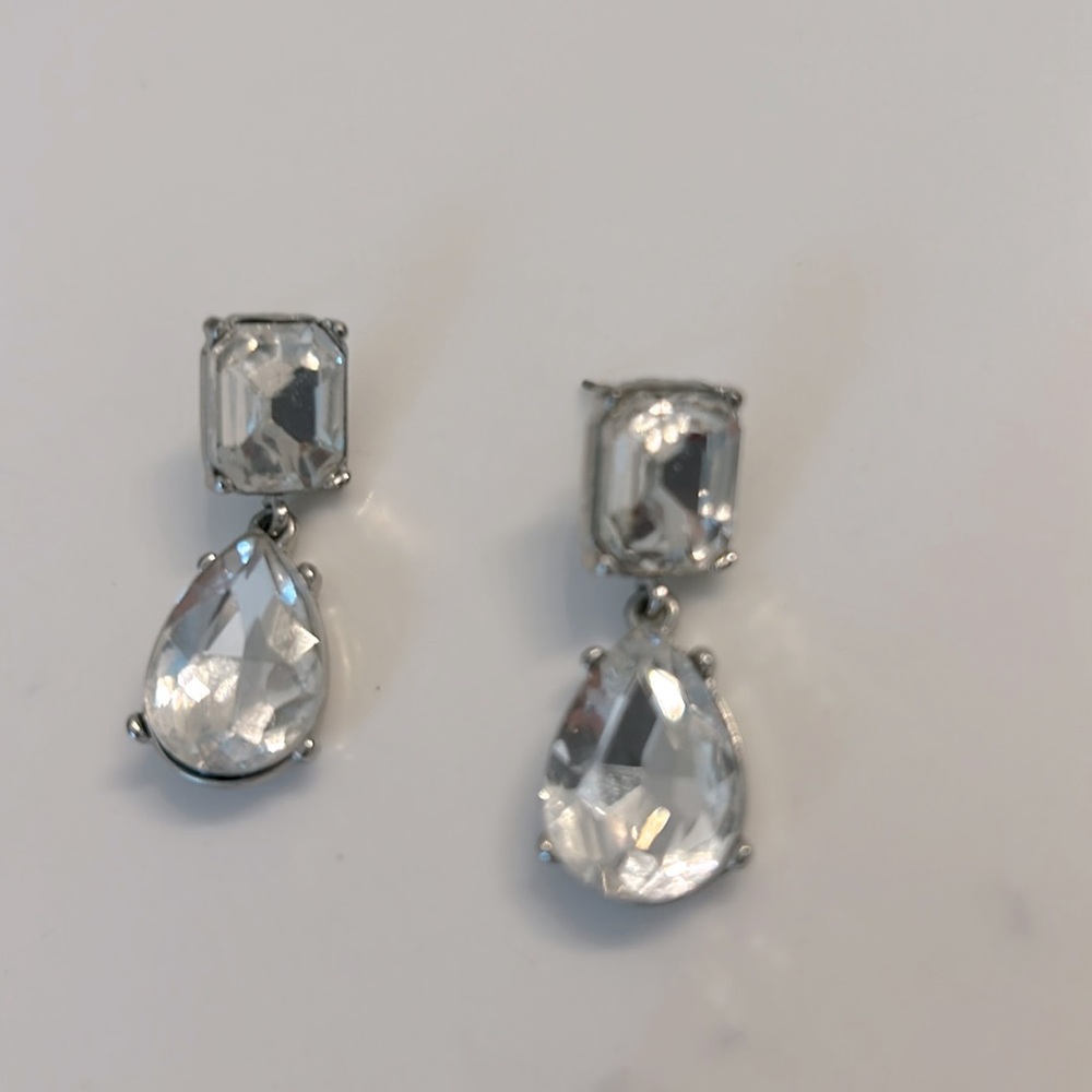 Costume earrings inspired by Jennifer Behr design.